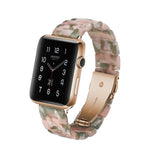 Correia de Relógio Simples e Fashion em Resina, Para Apple Watch Série 4 44mm & Série 3 & 2 & 1 42mm, Para Apple Watch Série 4 40mm & Série 3 & 2 & 1 38mm, Para Apple Watch Série 4 44mm & Série 3 & 2 & 1 42mm & Série 3 & 2 & 1 42mm