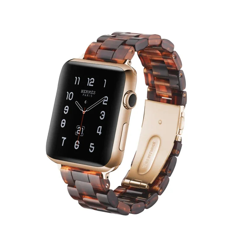 Correia de Relógio Simples e Fashion em Resina, Para Apple Watch Série 4 44mm & Série 3 & 2 & 1 42mm, Para Apple Watch Série 4 40mm & Série 3 & 2 & 1 38mm, Para Apple Watch Série 4 44mm & Série 3 & 2 & 1 42mm & Série 3 & 2 & 1 42mm