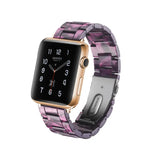 Correia de Relógio Simples e Fashion em Resina, Para Apple Watch Série 4 44mm & Série 3 & 2 & 1 42mm, Para Apple Watch Série 4 40mm & Série 3 & 2 & 1 38mm, Para Apple Watch Série 4 44mm & Série 3 & 2 & 1 42mm & Série 3 & 2 & 1 42mm