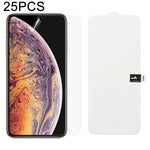 25 PCS Soft Hydrogel Film Full Cover Front Protector with Alcohol Cotton + Scratch Card for, For iPhone 6 / 7 / 8(25 PCS), For iPhone 6 Plus(25 PCS), For iPhone 7 Plus / 8 Plus(25 PCS), For iPhone X / XS(25 PCS), For iPhone XR(25 PCS), iPhone XS Max   ...