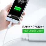 UGREEN LP127 Protetores de Cabo de Dados Anti-Quebra, 6 Unidades para Todos os Cabos de Dados Originais Apple