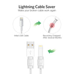 UGREEN LP127 Protetores de Cabo de Dados Anti-Quebra, 6 Unidades para Todos os Cabos de Dados Originais Apple