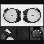 Relógio de Pulso Masculino SKMEI 1155B Multifuncional para Desporto ao Ar Livre, Noctilucente, Impermeável, com Mostrador Grande