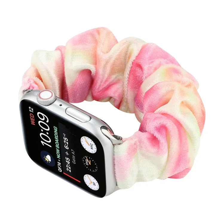 Correia de substituição para relógio em flanela, para Apple Watch Ultra 49mm / Series 8&7 45mm / SE 2&6&SE&5&4 44mm / 3&2&1 42mm, para Apple Watch Series 7 45mm / 6 & SE & 5 & 4 44mm / 3 & 2 & 1 42mm