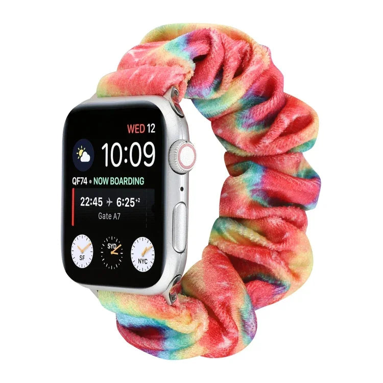 Correia de substituição para relógio em flanela, para Apple Watch Ultra 49mm / Series 8&7 45mm / SE 2&6&SE&5&4 44mm / 3&2&1 42mm, para Apple Watch Series 7 45mm / 6 & SE & 5 & 4 44mm / 3 & 2 & 1 42mm
