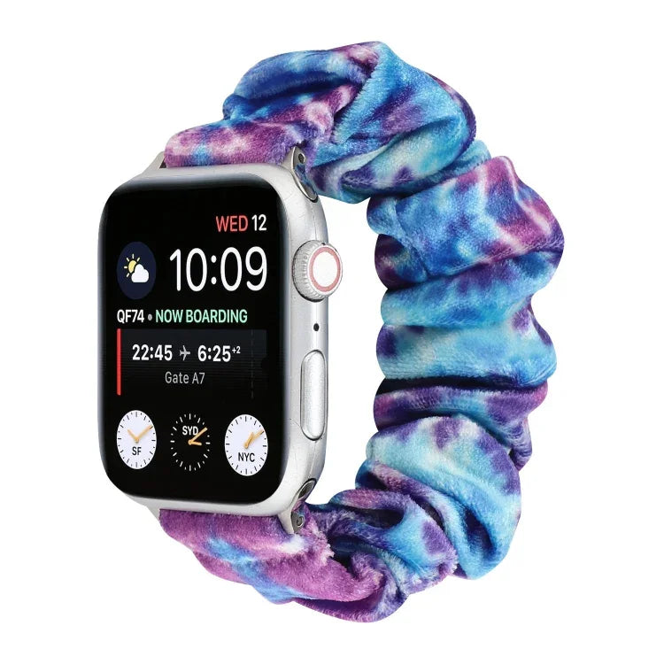 Correia de substituição para relógio em flanela, para Apple Watch Ultra 49mm / Series 8&7 45mm / SE 2&6&SE&5&4 44mm / 3&2&1 42mm, para Apple Watch Series 7 45mm / 6 & SE & 5 & 4 44mm / 3 & 2 & 1 42mm