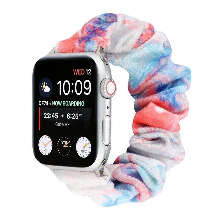 Correia de substituição para relógio em flanela, para Apple Watch Ultra 49mm / Series 8&7 45mm / SE 2&6&SE&5&4 44mm / 3&2&1 42mm, para Apple Watch Series 7 45mm / 6 & SE & 5 & 4 44mm / 3 & 2 & 1 42mm