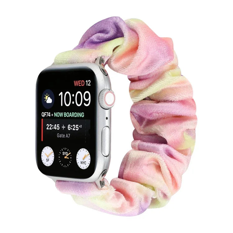 Correia de substituição para relógio em flanela, para Apple Watch Ultra 49mm / Series 8&7 45mm / SE 2&6&SE&5&4 44mm / 3&2&1 42mm, para Apple Watch Series 7 45mm / 6 & SE & 5 & 4 44mm / 3 & 2 & 1 42mm