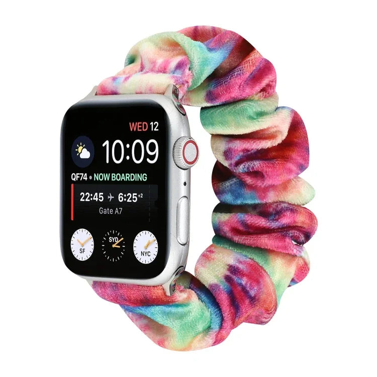 Correia de substituição para relógio em flanela, para Apple Watch Ultra 49mm / Series 8&7 45mm / SE 2&6&SE&5&4 44mm / 3&2&1 42mm, para Apple Watch Series 7 45mm / 6 & SE & 5 & 4 44mm / 3 & 2 & 1 42mm