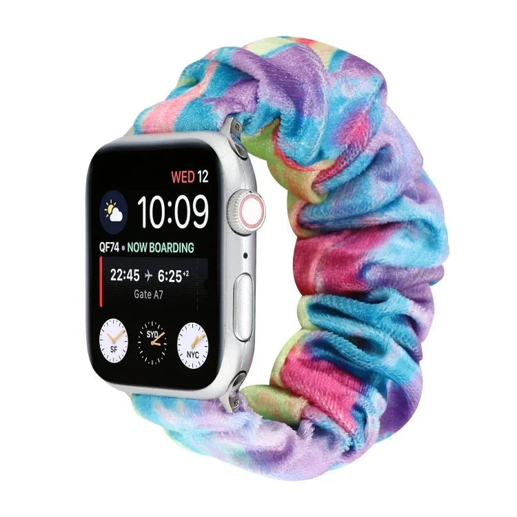 Correia de substituição para relógio em flanela, para Apple Watch Ultra 49mm / Series 8&7 45mm / SE 2&6&SE&5&4 44mm / 3&2&1 42mm, para Apple Watch Series 7 45mm / 6 & SE & 5 & 4 44mm / 3 & 2 & 1 42mm
