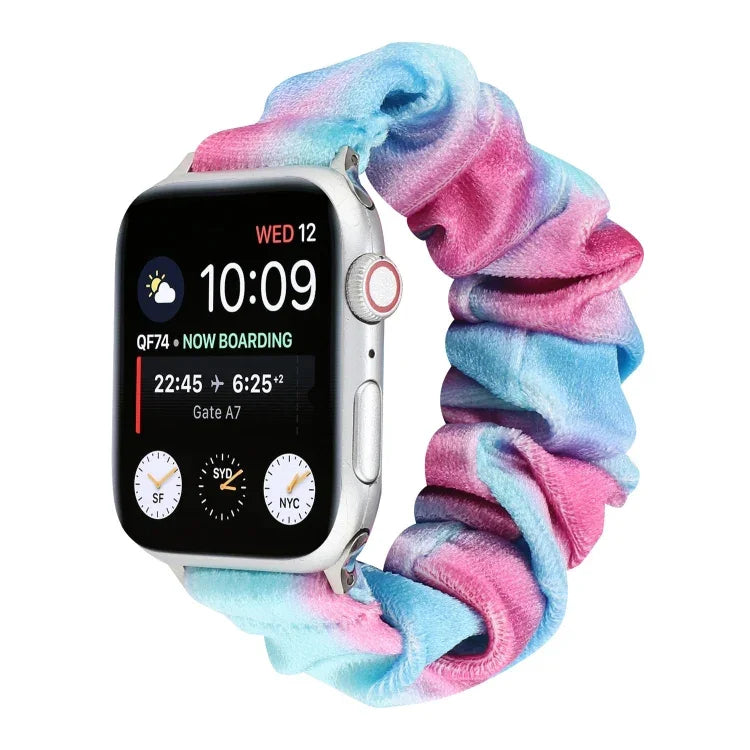 Correia de substituição para relógio em flanela, para Apple Watch Ultra 49mm / Series 8&7 45mm / SE 2&6&SE&5&4 44mm / 3&2&1 42mm, para Apple Watch Series 7 45mm / 6 & SE & 5 & 4 44mm / 3 & 2 & 1 42mm