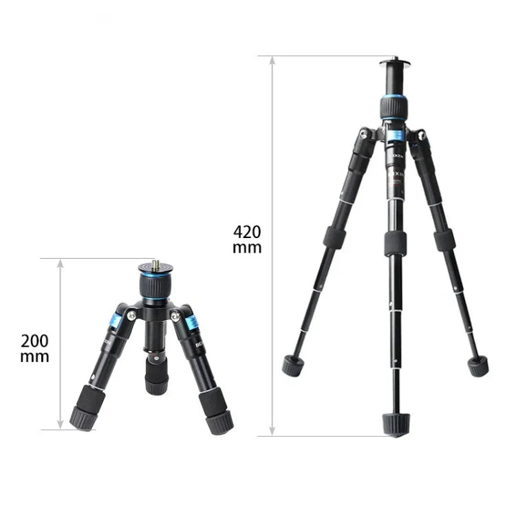 BEXIN MS08 Mini Tripés de Viagem para Câmara com Cabeça de Bola para Smartphone e Câmara DSLR