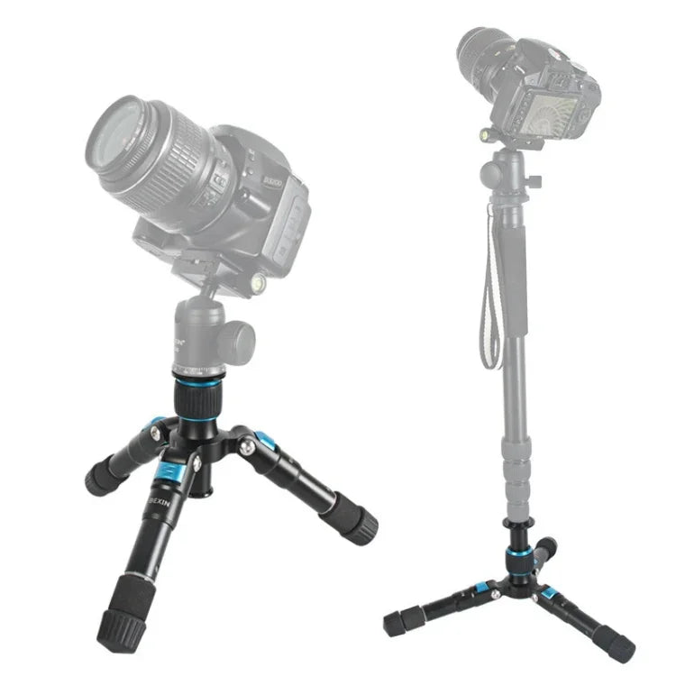 BEXIN MS08 Mini Tripés de Viagem para Câmara com Cabeça de Bola para Smartphone e Câmara DSLR