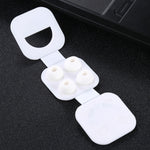 2 Pares de Ponteiras de Silicone Macias com Rede para Auscultadores AirPods, S, M, L