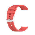 Silicone Replacement Strap Watchband with Silver Steel Buckle, For Xiaomi Watch Color Sport, For TicWatch Pro 3