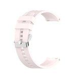Silicone Replacement Strap Watchband with Silver Steel Buckle, For Xiaomi Watch Color Sport, For TicWatch Pro 3
