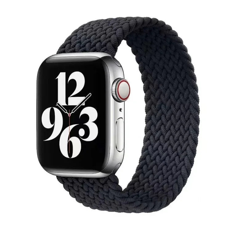 Correia de relógio em nylon trançado de uma volta para Apple Watch Series 6 & SE & 5 & 4 40mm / 3 & 2 & 1 38mm, S, M, L