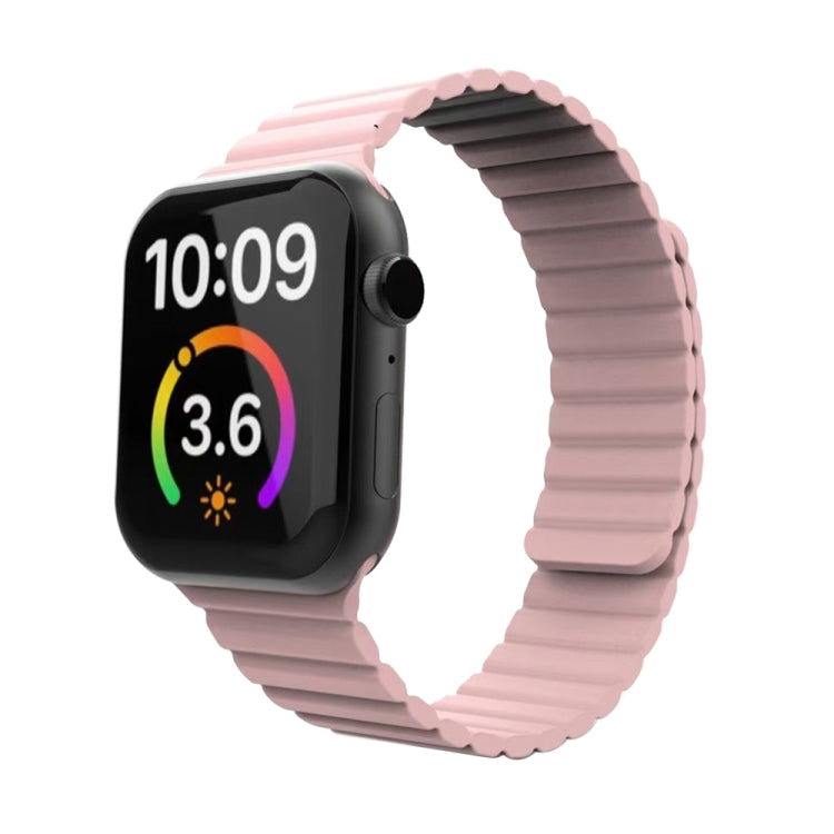 Pulseira magnética de loop para Apple Watch Series 6 & SE & 5 & 4 44mm / 3 & 2 & 1 42mm, para Apple Watch Ultra 49mm / Series 8&7 45mm / SE 2&6&SE&5&4 44mm / 3&2&1 42mm, para Apple Watch Series 7 45mm / 6 & SE & 5 & 4 44mm / 3 & 2 & 1 42mm