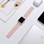 Pulseira magnética de loop para Apple Watch Series 6 & SE & 5 & 4 44mm / 3 & 2 & 1 42mm, para Apple Watch Ultra 49mm / Series 8&7 45mm / SE 2&6&SE&5&4 44mm / 3&2&1 42mm, para Apple Watch Series 7 45mm / 6 & SE & 5 & 4 44mm / 3 & 2 & 1 42mm