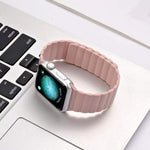Pulseira magnética de loop para Apple Watch Series 6 & SE & 5 & 4 44mm / 3 & 2 & 1 42mm, para Apple Watch Ultra 49mm / Series 8&7 45mm / SE 2&6&SE&5&4 44mm / 3&2&1 42mm, para Apple Watch Series 7 45mm / 6 & SE & 5 & 4 44mm / 3 & 2 & 1 42mm