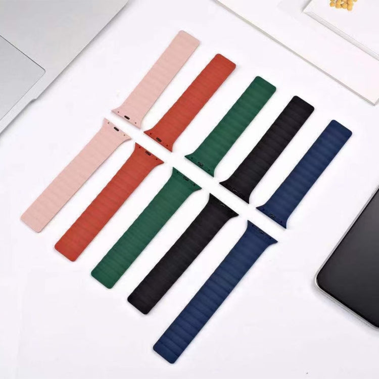 Pulseira magnética de loop para Apple Watch Series 6 & SE & 5 & 4 44mm / 3 & 2 & 1 42mm, para Apple Watch Ultra 49mm / Series 8&7 45mm / SE 2&6&SE&5&4 44mm / 3&2&1 42mm, para Apple Watch Series 7 45mm / 6 & SE & 5 & 4 44mm / 3 & 2 & 1 42mm