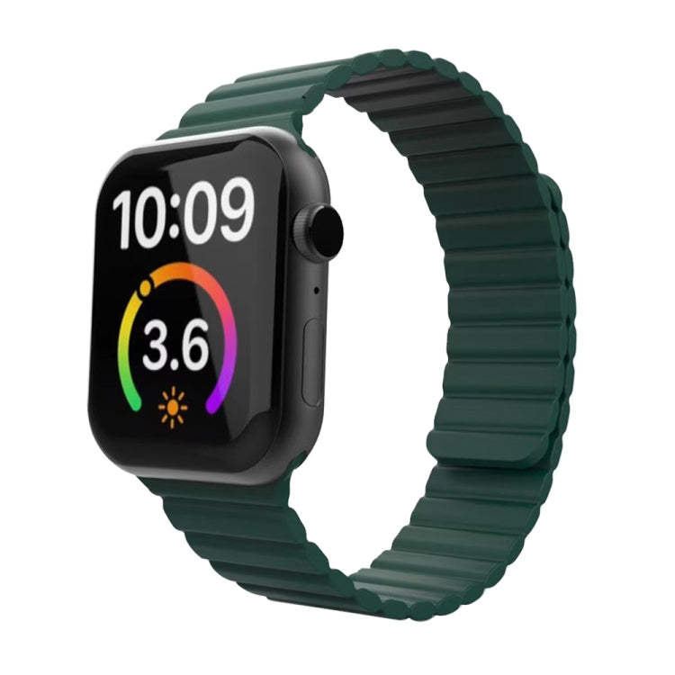 Pulseira magnética de loop para Apple Watch Series 6 & SE & 5 & 4 44mm / 3 & 2 & 1 42mm, para Apple Watch Ultra 49mm / Series 8&7 45mm / SE 2&6&SE&5&4 44mm / 3&2&1 42mm, para Apple Watch Series 7 45mm / 6 & SE & 5 & 4 44mm / 3 & 2 & 1 42mm