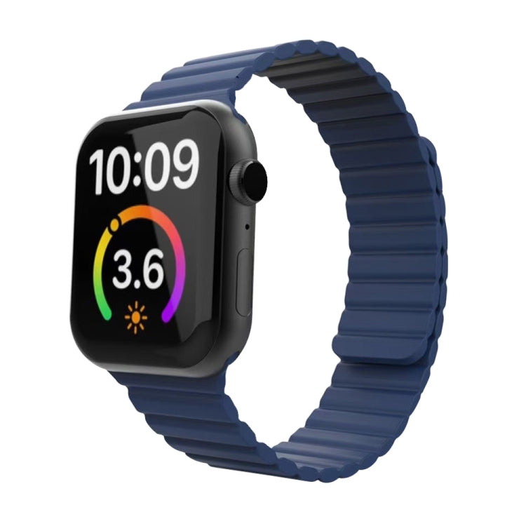Pulseira magnética de loop para Apple Watch Series 6 & SE & 5 & 4 44mm / 3 & 2 & 1 42mm, para Apple Watch Ultra 49mm / Series 8&7 45mm / SE 2&6&SE&5&4 44mm / 3&2&1 42mm, para Apple Watch Series 7 45mm / 6 & SE & 5 & 4 44mm / 3 & 2 & 1 42mm