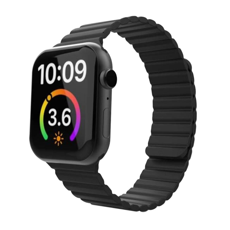 Pulseira magnética de loop para Apple Watch Series 6 & SE & 5 & 4 44mm / 3 & 2 & 1 42mm, para Apple Watch Ultra 49mm / Series 8&7 45mm / SE 2&6&SE&5&4 44mm / 3&2&1 42mm, para Apple Watch Series 7 45mm / 6 & SE & 5 & 4 44mm / 3 & 2 & 1 42mm