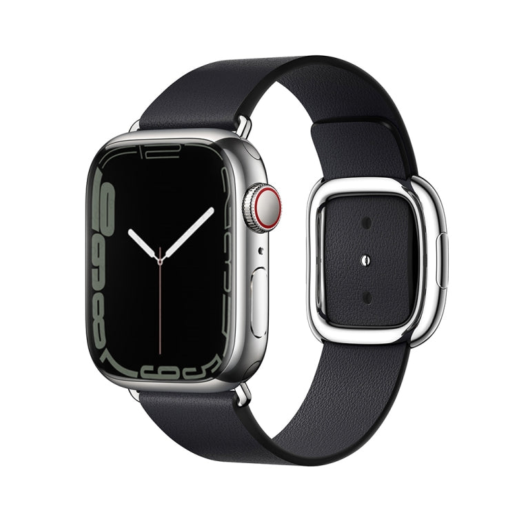 Correia de relógio em couro estilo moderno para Apple Watch 42mm / 41mm / 40mm / 38mm, para Apple Watch 42mm / 41mm / 40mm / 38mm