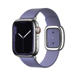Correia de relógio em couro estilo moderno para Apple Watch 49mm / 46mm / 45mm / 44mm / 42mm, para Apple Watch 49mm / 46mm / 45mm / 44mm / 42mm, para Apple Watch Ultra 49mm / Series 8&7 45mm / SE 2&6&SE&5&4 44mm / 3&2&1 42mm