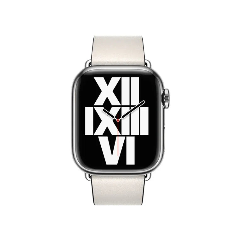 Correia de relógio em couro estilo moderno para Apple Watch 49mm / 46mm / 45mm / 44mm / 42mm, para Apple Watch 49mm / 46mm / 45mm / 44mm / 42mm, para Apple Watch Ultra 49mm / Series 8&7 45mm / SE 2&6&SE&5&4 44mm / 3&2&1 42mm