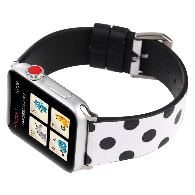 Correia de relógio da série Fashion Dot para Apple Watch Series 6 & SE & 5 & 4 40mm / 3 & 2 & 1 38mm, Para Apple Watch Series 7 41mm / 6 & SE & 5 & 4 40mm / 3 & 2 & 1 38mm, Para Apple Watch Series 8&7 41mm / SE 2&6&SE&5&4 40mm / 3&2&1 38mm