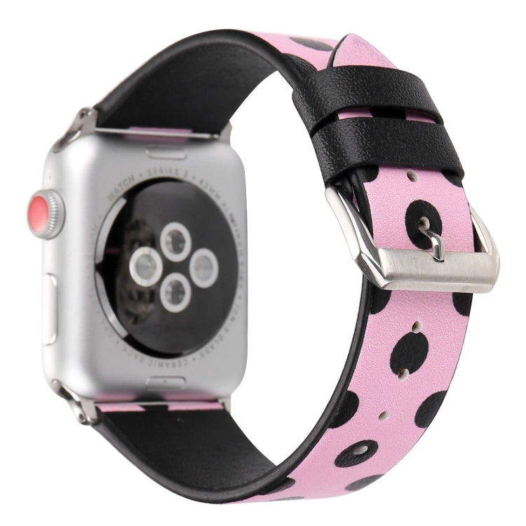 Correia de relógio da série Fashion Dot para Apple Watch Series 6 & SE & 5 & 4 40mm / 3 & 2 & 1 38mm, Para Apple Watch Series 7 41mm / 6 & SE & 5 & 4 40mm / 3 & 2 & 1 38mm, Para Apple Watch Series 8&7 41mm / SE 2&6&SE&5&4 40mm / 3&2&1 38mm