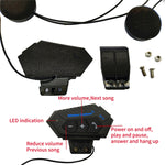 Auricular Bluetooth para Capacete de Motocicleta BT12, Intercomunicador Bluetooth para Motocicleta, BT12