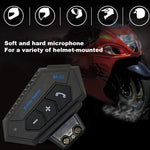 Auricular Bluetooth para Capacete de Motocicleta BT12, Intercomunicador Bluetooth para Motocicleta, BT12