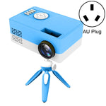 Projetor LED doméstico mini J15 1920 x 1080P HD com suporte para tripé, AV / HDMI x 1 / USB x1 / TF x 1, ficha UE, ficha EUA, ficha Reino Unido, ficha AU