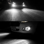 2 PCS DC12-24V / 10.5W Car Double Colors Fog Lights with 24LEDs SMD-3030 & Constant Current, Box Packaging, 9005, 9006, H3, H11