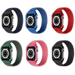 Pulseiras de Substituição Weave com Estrutura Para Apple Watch Series 6 & SE & 5 & 4 44mm / 3 & 2 & 1 42mm, 128mm, 135mm, 140mm, 145mm, 150mm, 155mm, 160mm, 165mm