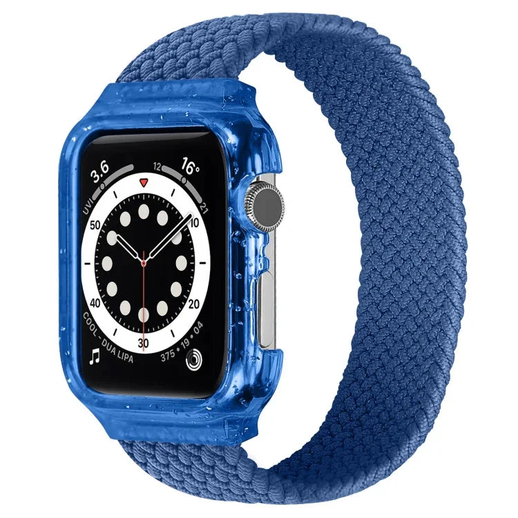 Pulseiras de Substituição Weave com Estrutura Para Apple Watch Series 6 & SE & 5 & 4 44mm / 3 & 2 & 1 42mm, 128mm, 135mm, 140mm, 145mm, 150mm, 155mm, 160mm, 165mm