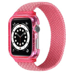 Pulseiras de Substituição Weave com Estrutura Para Apple Watch Series 6 & SE & 5 & 4 44mm / 3 & 2 & 1 42mm, 128mm, 135mm, 140mm, 145mm, 150mm, 155mm, 160mm, 165mm