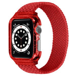 Pulseiras de Substituição Weave com Estrutura Para Apple Watch Series 6 & SE & 5 & 4 44mm / 3 & 2 & 1 42mm, 128mm, 135mm, 140mm, 145mm, 150mm, 155mm, 160mm, 165mm