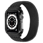 Pulseiras de Substituição Weave com Estrutura Para Apple Watch Series 6 & SE & 5 & 4 44mm / 3 & 2 & 1 42mm, 128mm, 135mm, 140mm, 145mm, 150mm, 155mm, 160mm, 165mm