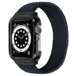 Pulseiras de Substituição Weave com Estrutura Para Apple Watch Series 6 & SE & 5 & 4 44mm / 3 & 2 & 1 42mm, 128mm, 135mm, 140mm, 145mm, 150mm, 155mm, 160mm, 165mm
