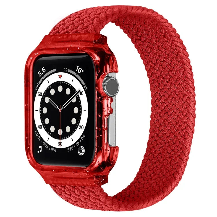 Pulseiras de Substituição Weave com Estrutura Para Apple Watch Series 6 & SE & 5 & 4 44mm / 3 & 2 & 1 42mm, 128mm, 135mm, 140mm, 145mm, 150mm, 155mm, 160mm, 165mm