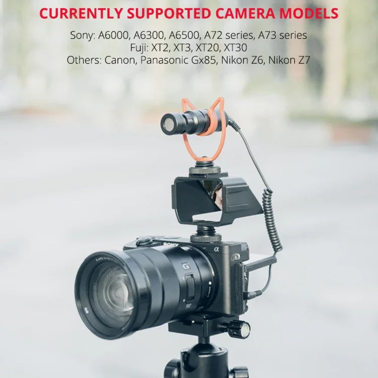 YELANGU A74 Universal Vlog Camera Flip Screen