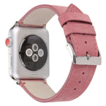 Frosted Genuine Leather Watchband For Apple Watch Series 6 & SE & 5 & 4 44mm / 3 & 2 & 1 42mm, For Apple Watch Series 7 45mm / 6 & SE & 5 & 4 44mm / 3 & 2 & 1 42mm