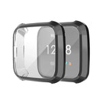 Capa Protetora de TPU com Revestimento de Cobertura Total para Fitbit Versa Lite Smart Watch