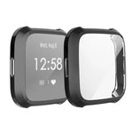 Capa Protetora de TPU com Revestimento de Cobertura Total para Fitbit Versa Lite Smart Watch