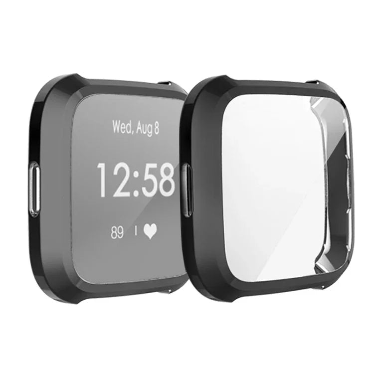 Capa Protetora de TPU com Revestimento de Cobertura Total para Fitbit Versa Lite Smart Watch