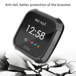 Capa Protetora de TPU com Revestimento de Cobertura Total para Fitbit Versa Lite Smart Watch